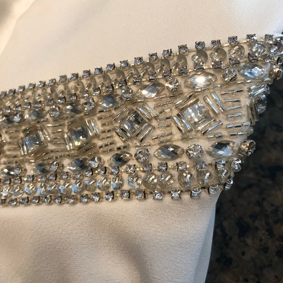 Tiffany White Prom Dress - Picture 4 of 6